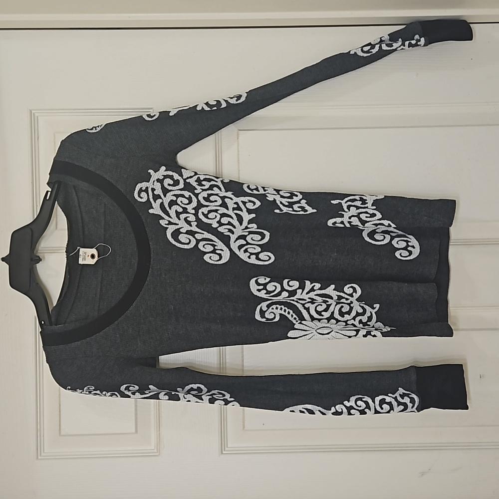 HI FALL!!! 🌬 Free People Thermal Swirl Patterned Top